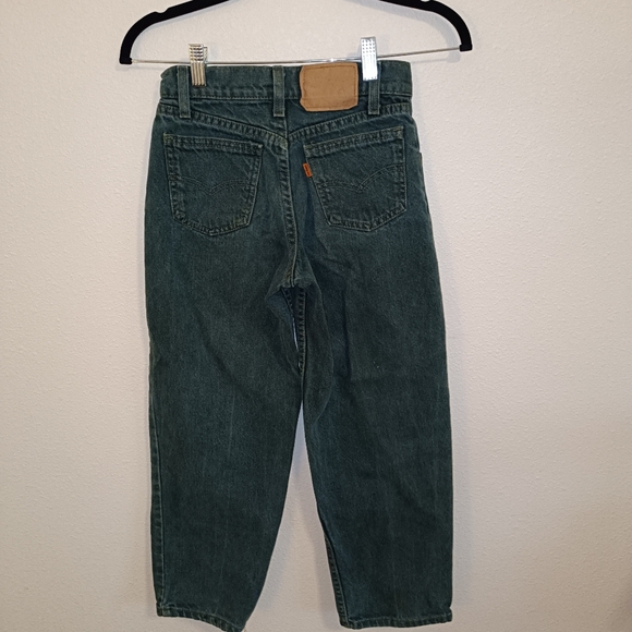 Children's Levi's Green Size 10 - Picture 2 of 4